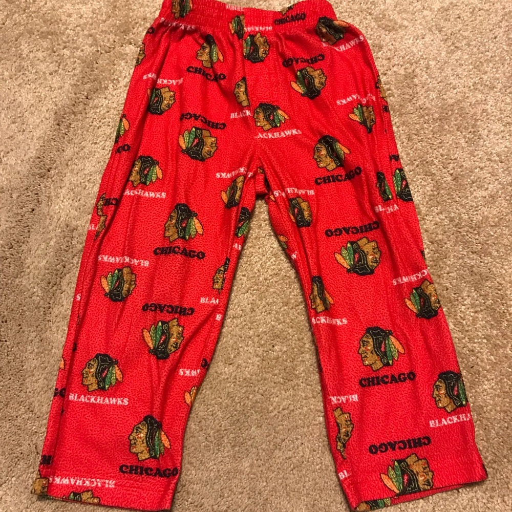 NHL Chicago Blackhawks 2T Toddler Pajama Bottoms